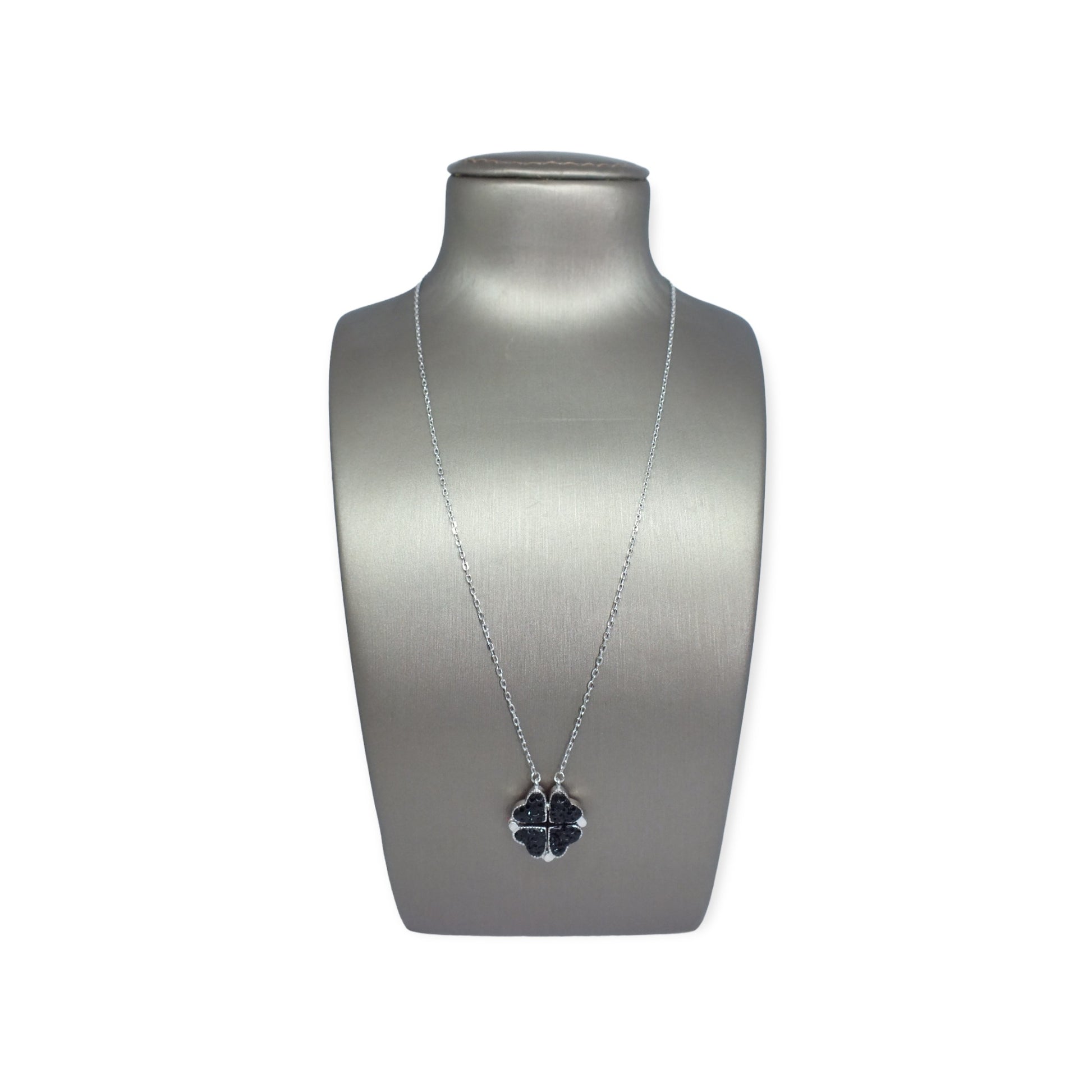 Flower+ Hearts Two Colors Necklace Flower+ Hearts Two Colors Necklace
